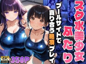 スク水美少女ふたり〜プールサイドで貪り合う絶頂プレイ〜(ニート印刷所) [d_511204]