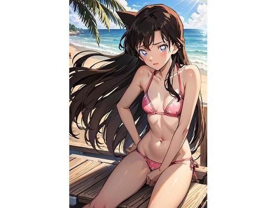 毛〇蘭  ピンク色ビキニ（72枚）(きたあかりアート) [d_513258]