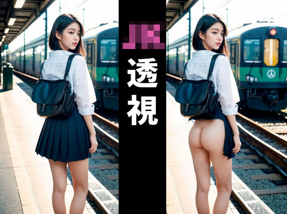 透視されちゃう女子校生たち(AI美女シークレット) [d_515738]