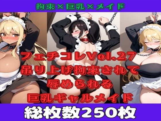 【微エロ】フェチコレVol.27 吊り上げ拘束されて辱められるメイド（黒髪＆ギャル）【総枚数250枚】(満点星) [d_517213]