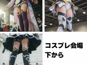 コスプレ会場  下から(もう限界) [d_517427]