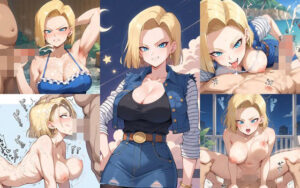 ドラゴンボールイラストエロ画像_金髪クール美人でエロボディ炸裂な18号ちゃんのエッチな画像集！(エロココ！) [d_519026]