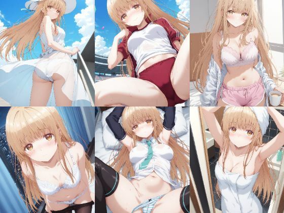 「お隣の天使様にいつの間にか駄目人間にされていた件」椎名真昼セクシー写真集3（全500枚）(人の海) [d_519212]