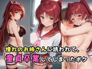 憧れのお姉さんに誘われて、童貞卒業してしまったボク(ガンジーガム) [d_521607]