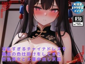 淫乱すぎるチャイナドレスで魅惑の色仕掛けをしてきた巨乳美女と大量中出し天国(AIゆずは) [d_521936]