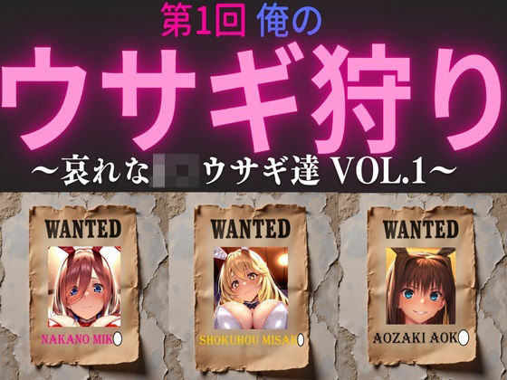 第1回  俺のウサギ狩り 〜哀れなJ〇ウサギ達 vol.1〜(俺のAIする肉便器) [d_523708]