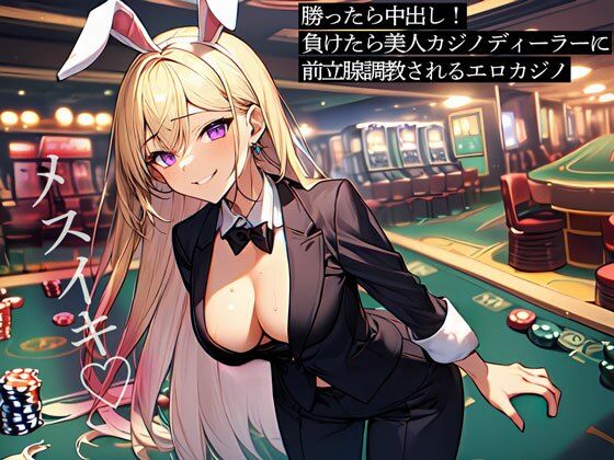 勝ったら中出し！負けたら美人カジノディーラーに前立腺調教されるエロカジノ(またたび) [d_525697]
