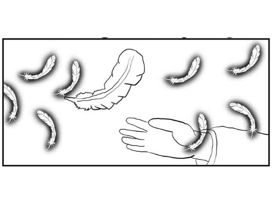 ラ○ライブ！3コマ漫画「EDのPVでハネを使いすぎた結果」(ゆるふわ研究所) [d_528089]