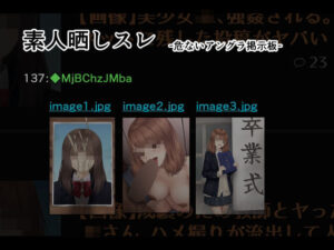 素人晒しスレ  -危ないアングラ掲示板-(オツカノリッヒ) [d_533919]