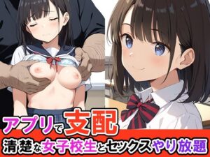 アプリで支配〜清楚な女子校生とセックスやり放題〜(かわいいイチゴ) [d_492113]