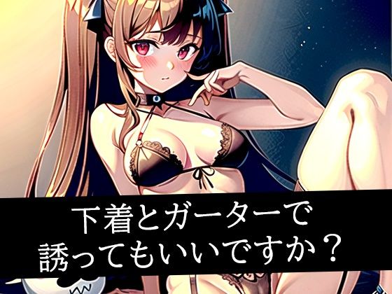 下着とガーターで誘ってもいいですか？(のろのろ) [d_495871]