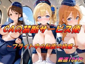 CAの禁断サービス便  フライト中の秘密の快感(AI幻想工房) [d_516649]