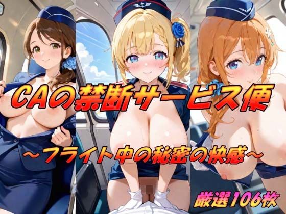CAの禁断サービス便  フライト中の秘密の快感(AI幻想工房) [d_516649]