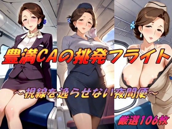 豊満CAの挑発フライト  視線を逸らせない夜間便(AI幻想工房) [d_519088]