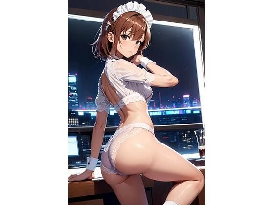 御〇美琴  へそ出しと美尻セクシーメイド（78枚）(ひぐまアート) [d_520058]