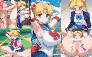 セーラー○ーンイラストエロ画像_「月に代わっておしおきよ」でお馴染みなセーラー戦士うさぎちゃんのエッチな画像集(エロココ！) [d_524046]