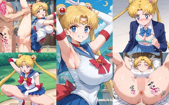 セーラー○ーンイラストエロ画像_「月に代わっておしおきよ」でお馴染みなセーラー戦士うさぎちゃんのエッチな画像集(エロココ！) [d_524046]