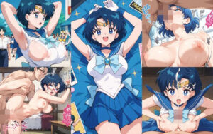 セーラーマー○ュリーイラストエロ画像_「愛と知性のセーラー服美少女戦士！」が決め台詞な亜美ちゃんのエッチな画像集(エロココ！) [d_524056]