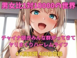 男女比1対10000の世界 チャイナ娘達とセックスし放題でちんぽが乾く暇もないヤリ放題ハーレムライフ！！Vol.2(TailorFetiAI-Pix) [d_524866]