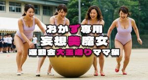 【おかず専用】妄想美魔女〜運動会大玉送りママ編3〜(AI美魔女) [d_524876]