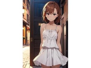 御坂〇琴  白色ワンピ（70枚）(ひぐまアート) [d_525088]