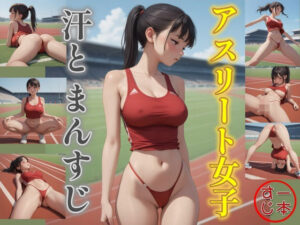 アスリート女子・汗とまんすじ(一本すじ) [d_525762]