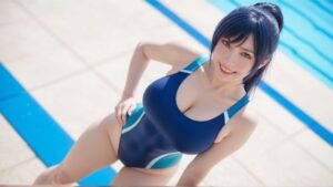 藤崎ゆい写真集「白肌ぬるテカ水着編」(巨乳大好き) [d_527848]
