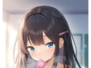 巨乳制服女子  コンドームを加えた画像など(AIグラビア研究所) [d_529166]