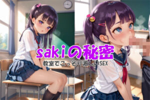 sakiの秘密〜教室でこっそり激しいSEX〜(みるくりぼん) [d_529883]