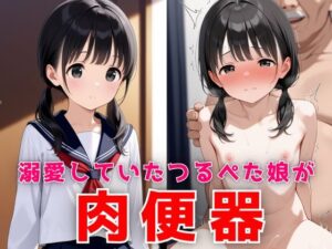 溺愛していたつるぺた娘が家庭内肉便器(生はむ少女) [d_530441]
