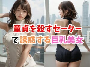 童貞を殺すセーターで誘惑する巨乳美女(AIグラビアRIU) [d_530869]