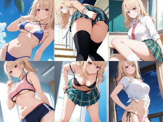 「黒岩メダカに私の可愛いが通じない」川井モナ  セクシー写真集2（全500枚）(人の海) [d_530911]