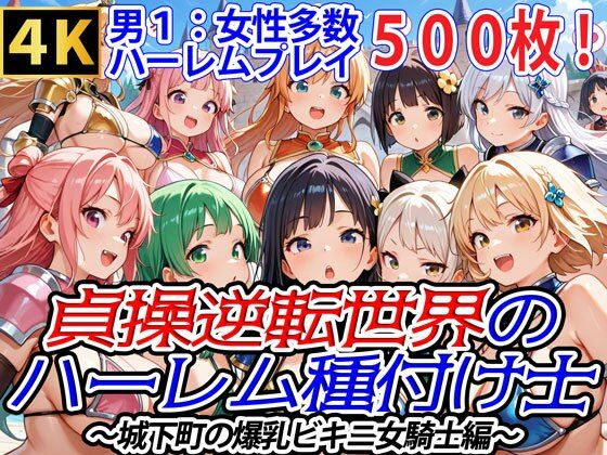 貞操逆転世界のハーレム種付け士〜城下町の爆乳ビキニ女騎士編〜(爆乳ハーレムファンタジア) [d_531390]