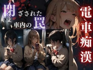 【電車痴●】閉ざされた車内の罠(かすてら) [d_531762]
