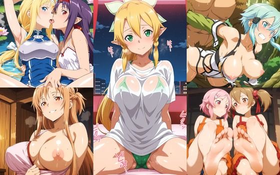【500枚】ソード○ート・オンラインエロ画像_『総勢7名』可愛くてセクシーなヒロインたちのエッチなイラスト集(エロココ！) [d_533995]