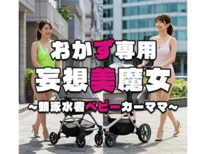 【おかず専用】妄想美魔女〜競泳水着ベビーカーママ1〜(AI美魔女) [d_535403]