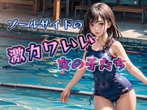 プールサイドの激カワいい女の子(ダンジョンWalker) [d_536591]