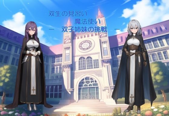 双生の見習い魔法使い ー 双子姉妹の挑戦 ー(Kura Tsukasa game) [d_539582]