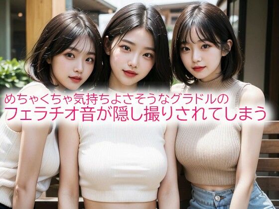 めちゃくちゃ気持ちよさそうなグラドルのフェラチオ音が隠し撮りされてしまう(背徳の恥辱放送部) [d_541417]