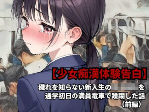 【少女痴●体験告白】穢れを知らない新入生の女子校生を通学初日の満員電車で蹂躙した話（前編）(少女痴●体験告白) [d_541859]