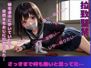 監禁されたJKの私がキモいおじさんに犯●れました・・・(官能えちえち朗読隊) [d_543341]