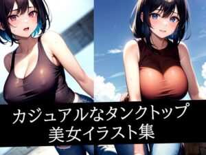 カジュアルなタンクトップ美女イラスト集(ろんろん) [d_507949]