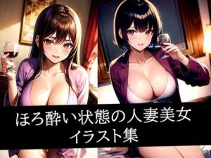 ほろ酔い状態の人妻美女イラスト集(AIラボラボ) [d_509616]