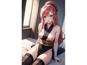 ラ〇ス・クライン  着物とロングポニテ（68枚）(メークインアート) [d_528343]