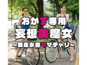 【おかず専用】妄想美魔女〜競泳水着ママチャリ7〜(AI美魔女) [d_534907]