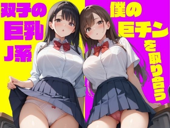僕の巨チンを取り合う双子の巨乳J系(よしイクぞうさん) [d_535307]