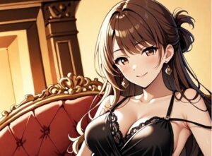 Luxury Night – 誘惑の微笑み【着衣巨乳】(妄想画房) [d_537790]