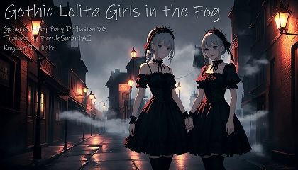 霧の中のゴシックロ○ータ少女(こがねトワイライト) [d_539830]