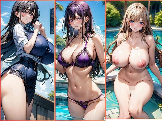 Tropical Temptation:水着美女の楽園【イラスト】(夢幻出版【イラスト】2) [d_540423]