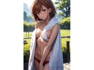 御坂〇琴  温泉  （68枚）(ひぐまアート) [d_541169]